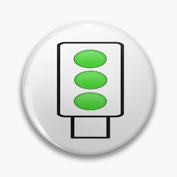 Item preview, Greenlights funny three green lights designed and sold by NancyArtDesigns.