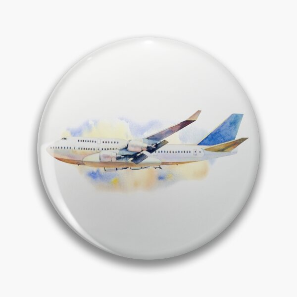 Item preview, Watercolor painting airplane designed and sold by della95.