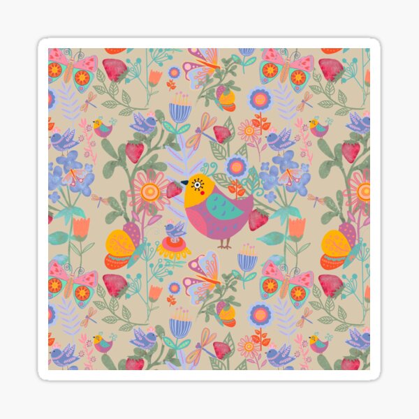 Cultivate Kindness - Farm Folk Motif Sticker