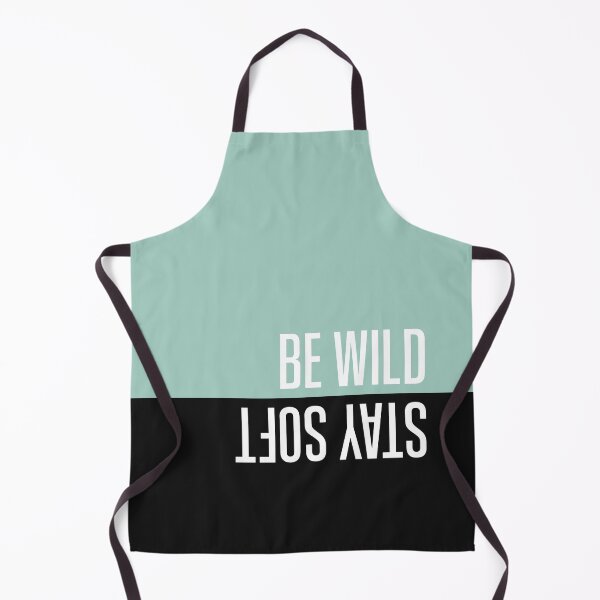 Item preview, Be Wild, Stay Soft - Text on Mustard Yellow designed and sold by KimVanG.