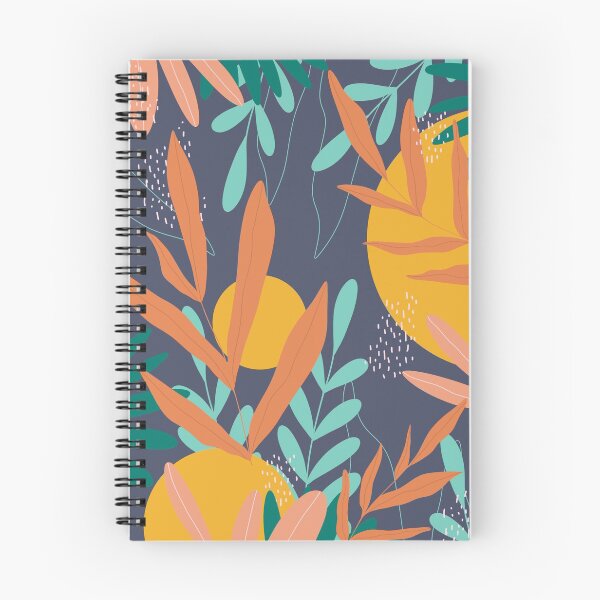 Aperçu de l'œuvre Branches colorées - bleu foncé créée et vendue par SJ Design.