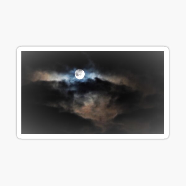A Mysterious Moon Sticker