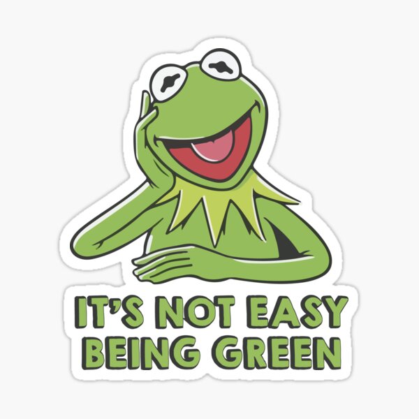 Kermit the frog Sticker