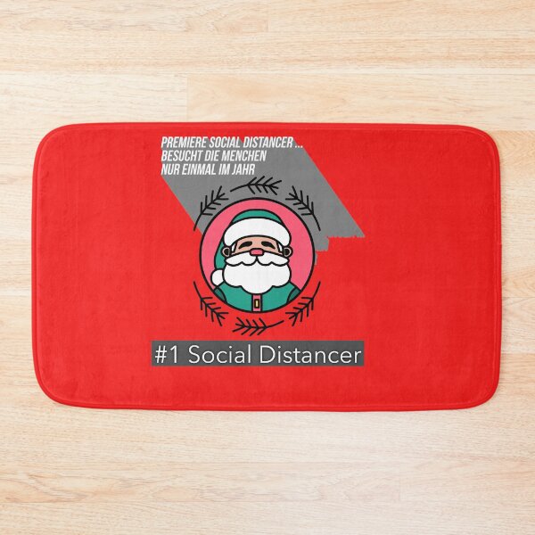 Item preview, Premier Soc Distancer-GermanSanta: Besucht die Menchen nur einmal im Jahr designed and sold by HamiltonmagicTs.