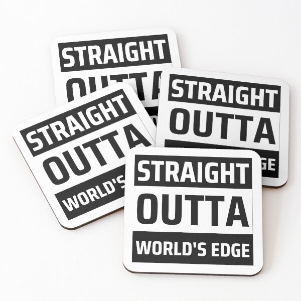 Item preview, Straight Outta World's Edge designed and sold by GleamingGiant.
