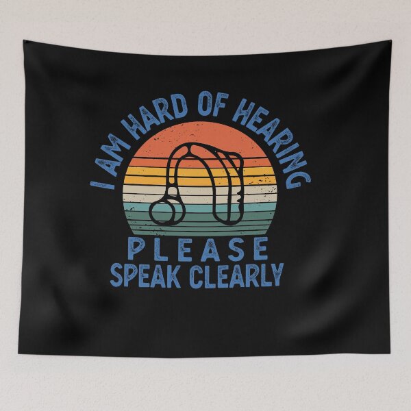 Item preview,  HARD OF HEARING hearing impaired designed and sold by CodingForTech.