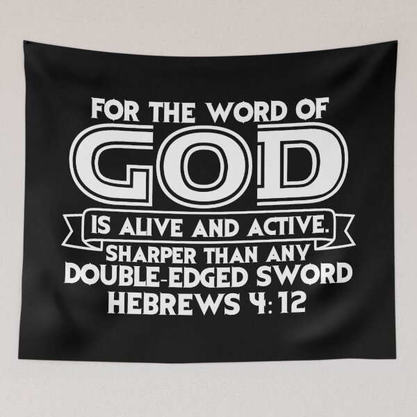 Item preview, Hebrews 4:12 designed and sold by plushism.