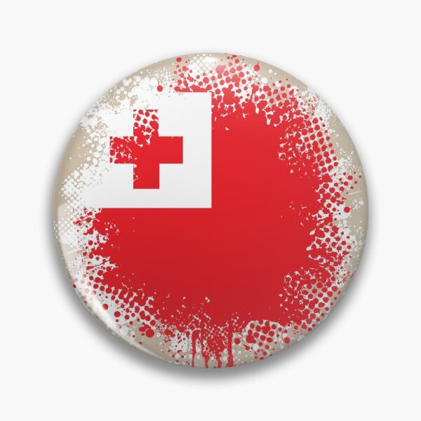 Item preview, Flag of Tonga - Splat designed and sold by pixelinga.