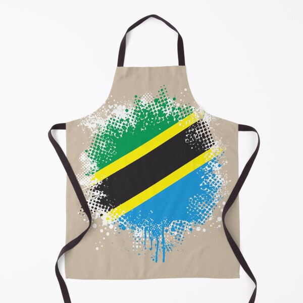 Item preview, Flag of Tanzania - Splat designed and sold by pixelinga.