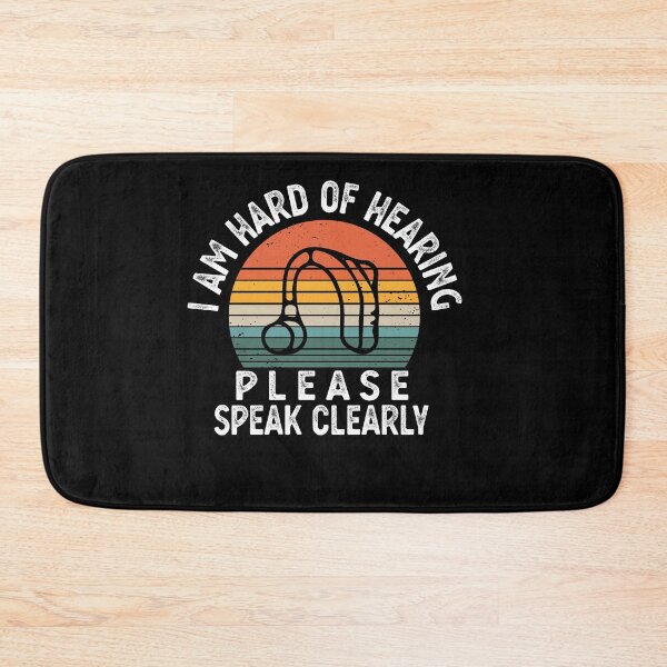 Item preview, HARD OF HEARING hearing impaired designed and sold by CodingForTech.