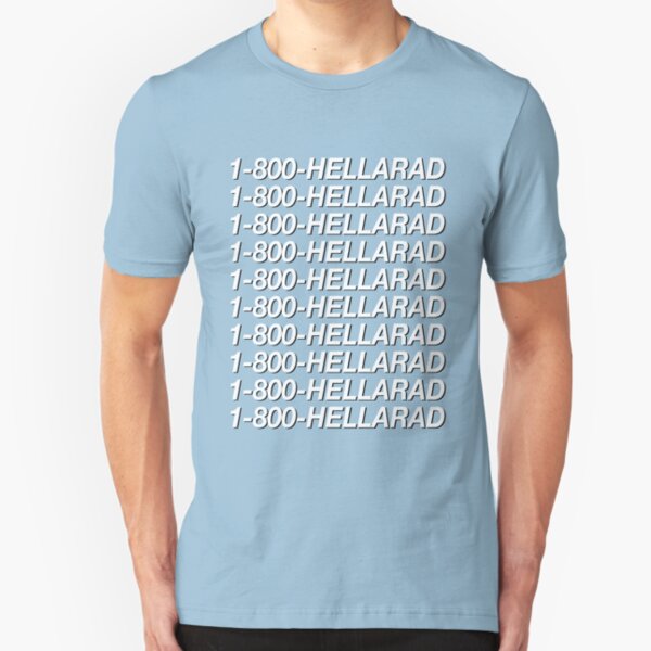 1-800-HELLARAD Slim Fit T-Shirt