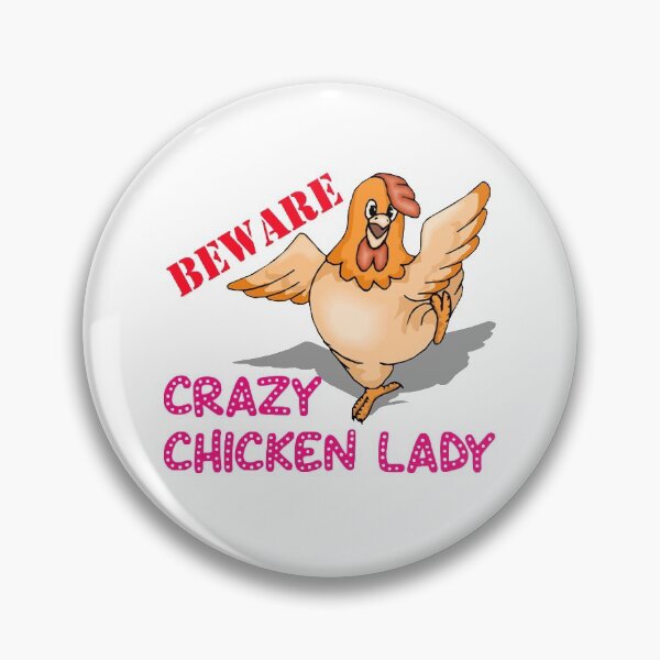 Item preview, Beware Crazy Chicken Lady designed and sold by partybitz.