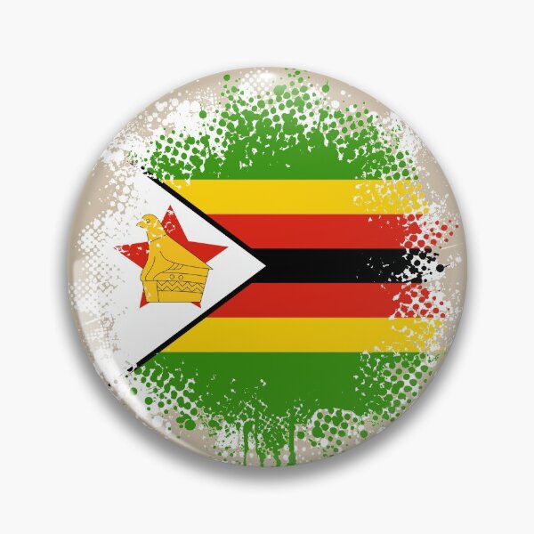Item preview, Flag of Zimbabwe - Splat designed and sold by pixelinga.