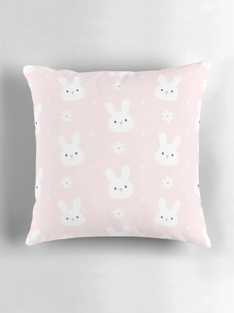 Thumbnail 3 of 4, Pillow, Cute Rabbit Pattern designed and sold by PatternSquare.