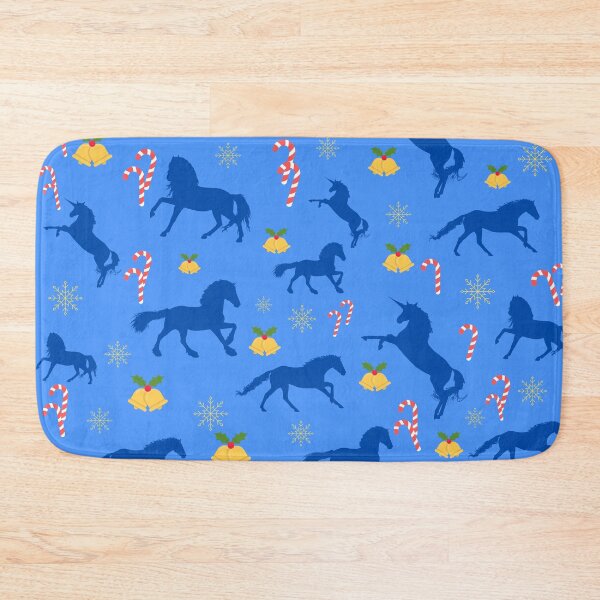 Item preview, Blue Horse, Sugar cane Christmas Pattern designed and sold by pumpqin.