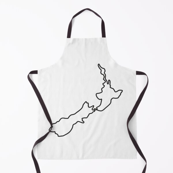 Item preview, Map of New Zealand Showing North Island and South Island Continuous Line Drawing designed and sold by patrimonio.