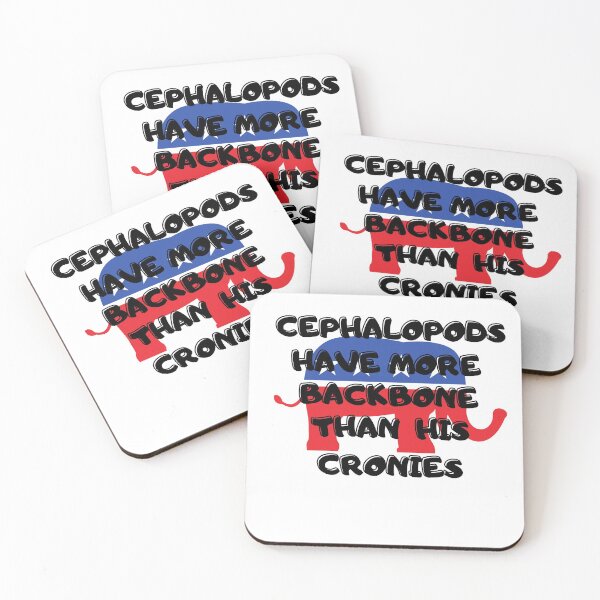 Item preview, Cephalopods Have More Backbone Than His Cronies designed and sold by Yesmalady.