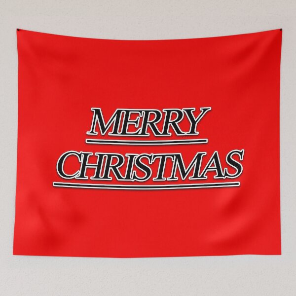 Item preview, Merry Christmas Minimalist Plain Text Design designed and sold by aventi24.