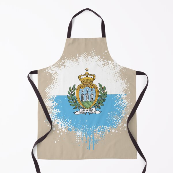 Item preview, Flag of San Marino - Splat designed and sold by pixelinga.