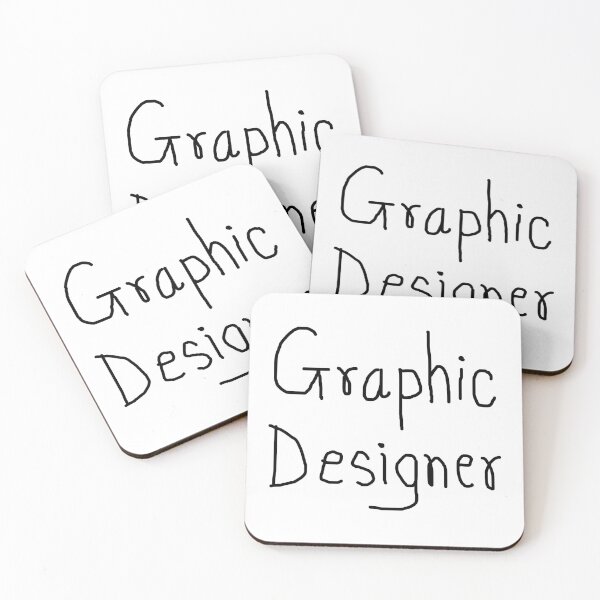 Item preview, Graphic Designer Design black font designed and sold by Piztees.