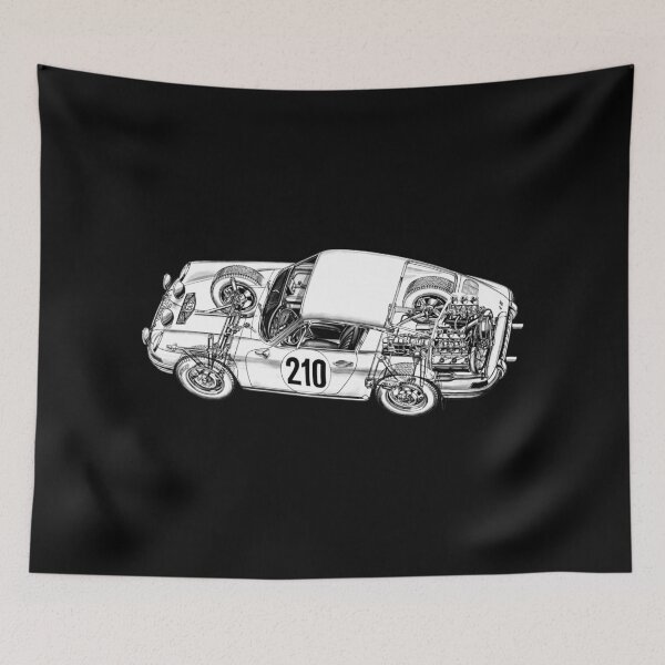 Item preview, Classic Racing Car Drawing 1 designed and sold by kief-clothes.