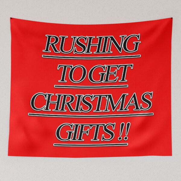 Item preview, Rushing To Get Christmas Gifts designed and sold by aventi24.