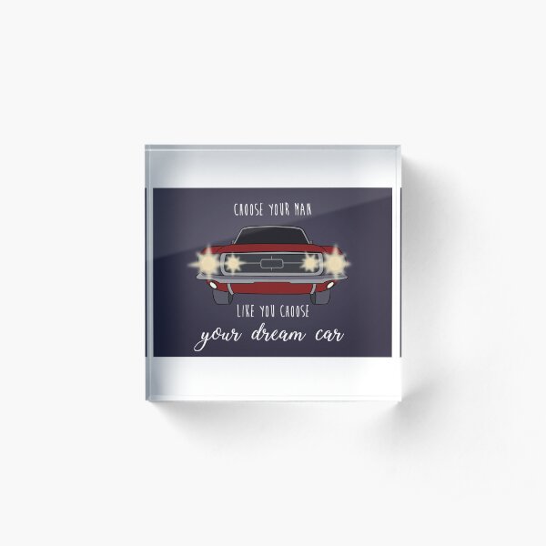 Be carefull you enjoy the ride with, it might kill you Acrylic Block