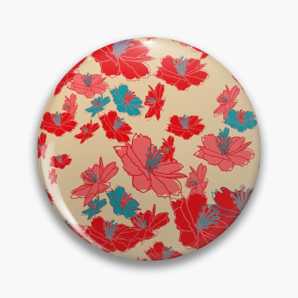 Item preview, Hibiscus Flower Pattern with flavours of red designed and sold by pumpqin.