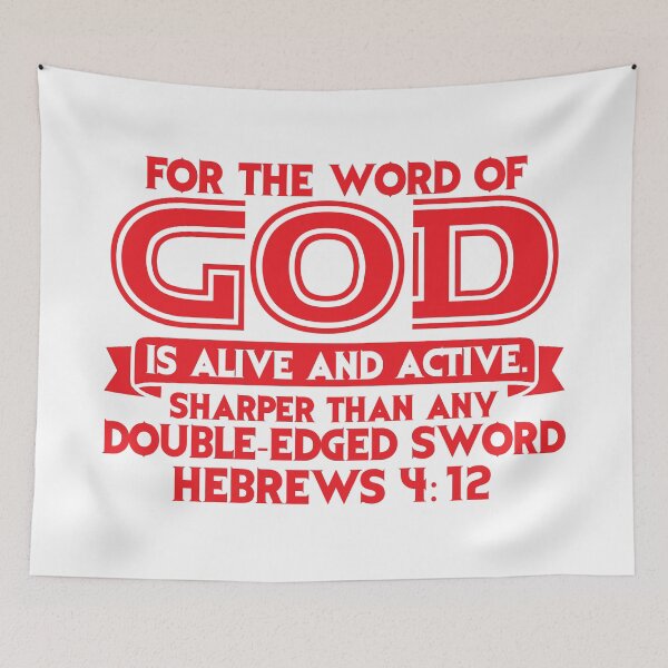 Item preview, Hebrews 4:12 designed and sold by plushism.