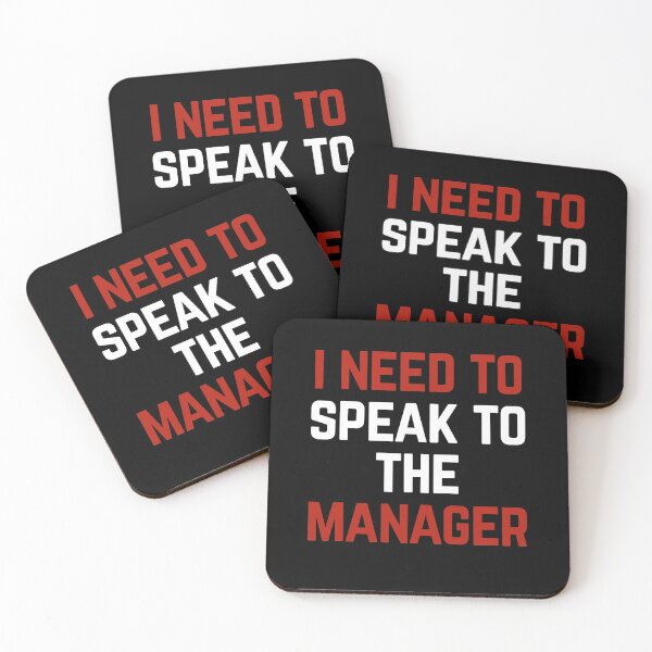 Item preview, I Need to Speak to The Manager designed and sold by Albatrozz.