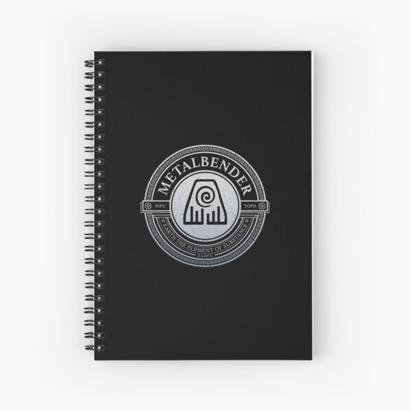 ATLA Metal Symbol: Avatar The Last Airbender-Inspired Design Spiral Notebook