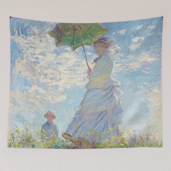 Artikelvorschau, Claude Monet - Frau mit Sonnenschirm entworfen und verkauft von DejaVuStudio.