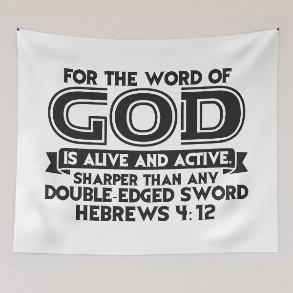 Item preview, Hebrews 4:12 designed and sold by plushism.