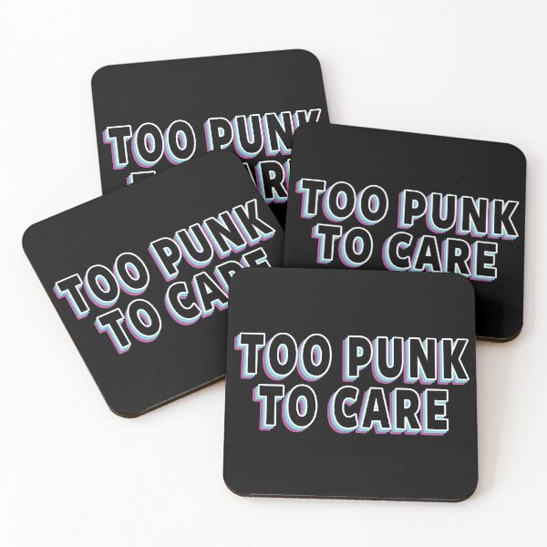 Aperçu de l'œuvre Punk Rock - Trop punk pour s'en soucier - Punk créée et vendue par TurnerDesigns.
