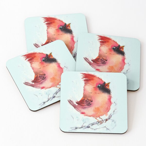 Item preview, Red Bird of Winter designed and sold by adortopia.