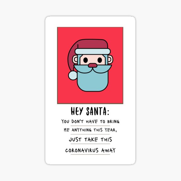 Letter to santa Sticker
