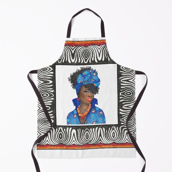 Item preview, Jemila - Beautiful Somalian Colored Pointillism designed and sold by DotsByMateaArt Matea.