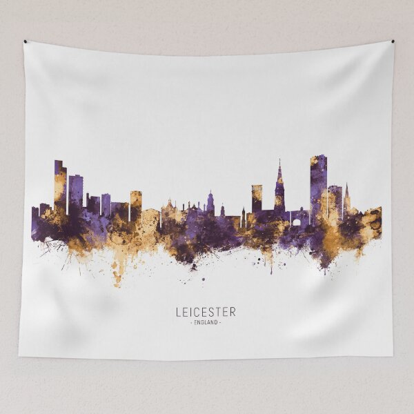 Item preview, Leicester England Skyline designed and sold by ArtPrints.
