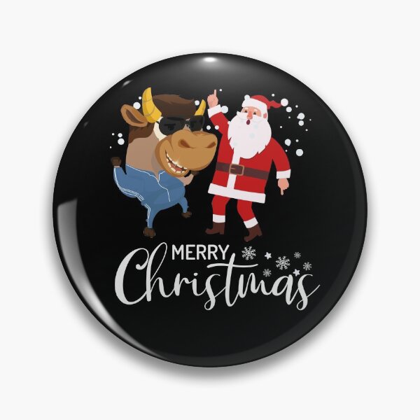 Item preview, Merry Christmas & Happy New Year 2021 - Funny Ox Dancing With Santa Cool Xmas Gift designed and sold by FunnySunny T-Shirts.