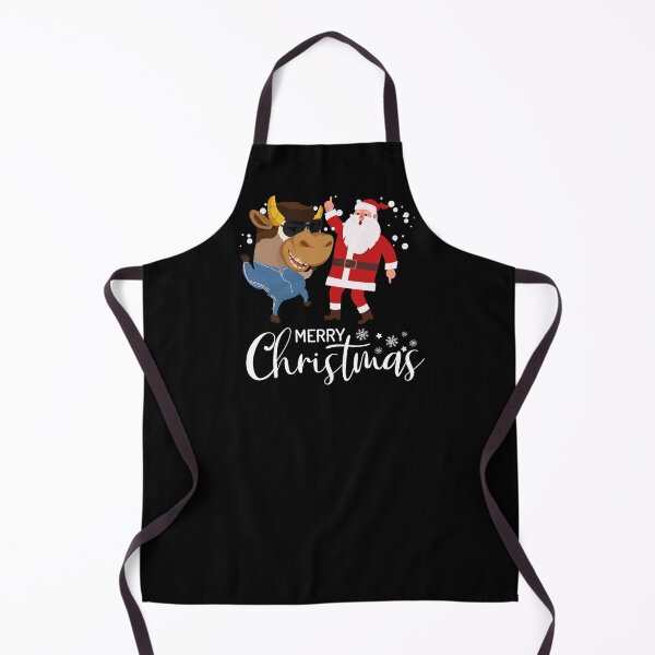 Item preview, Merry Christmas & Happy New Year 2021 - Funny Ox Dancing With Santa Cool Xmas Gift designed and sold by FunnySunny T-Shirts.