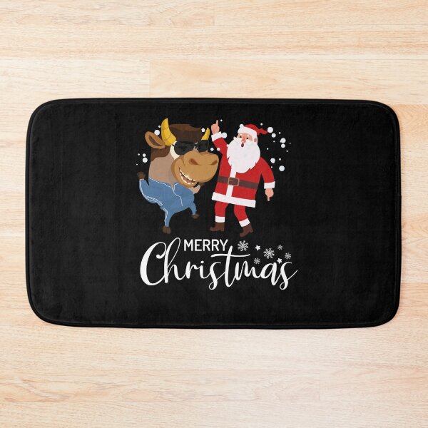 Item preview, Merry Christmas & Happy New Year 2021 - Funny Ox Dancing With Santa Cool Xmas Gift designed and sold by FunnySunny T-Shirts.