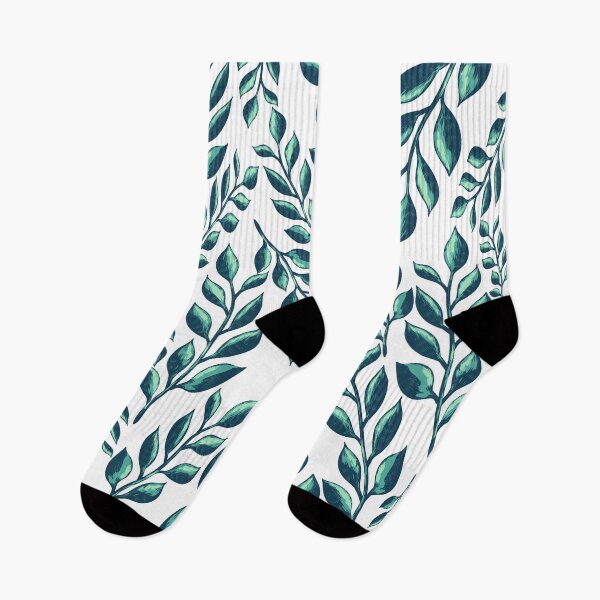 Item preview, Green Leaves Pattern designed and sold by YOYOCollection.