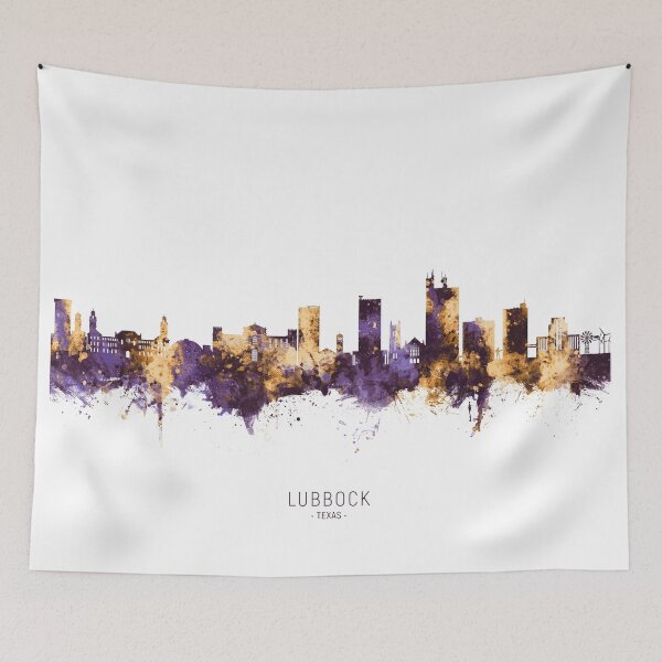 Item preview, Lubbock Texas Skyline designed and sold by ArtPrints.