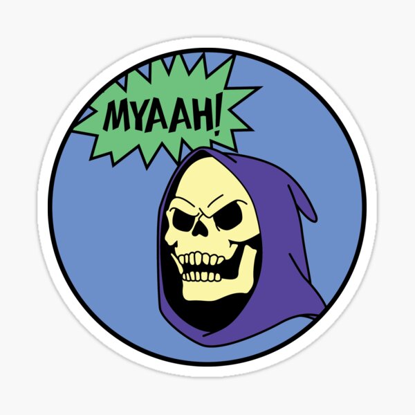 Skeletor MYAAH! Sticker