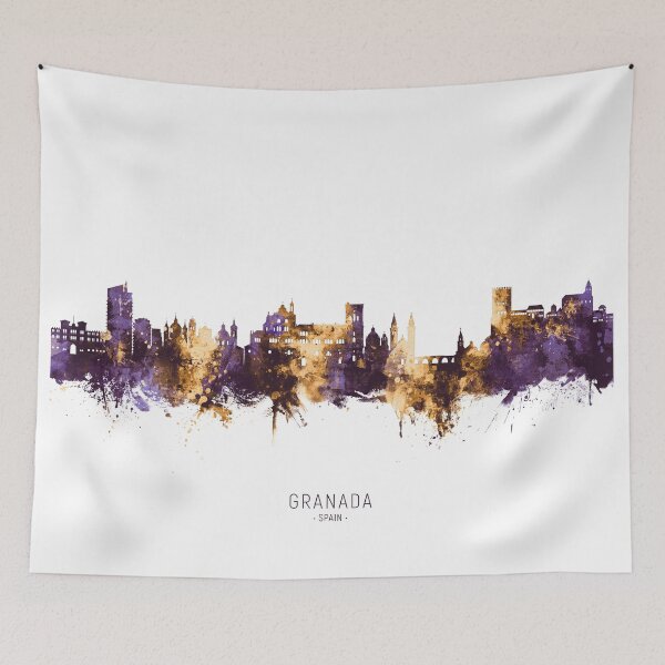 Item preview, Granada Spain Skyline designed and sold by ArtPrints.