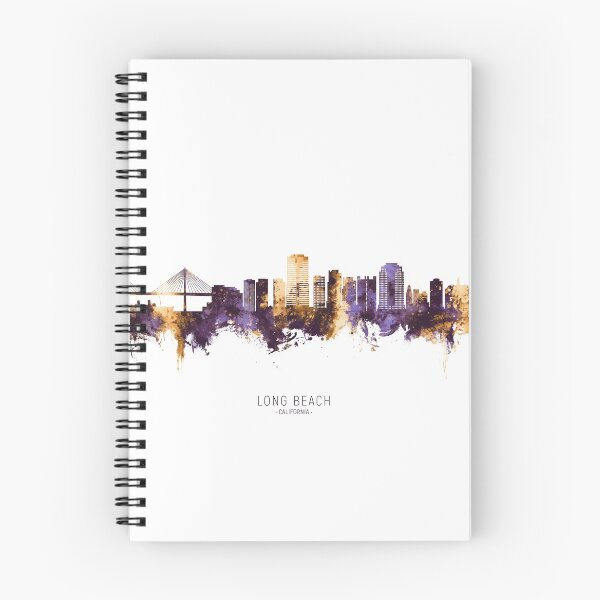 Item preview, Long Beach California Skyline designed and sold by ArtPrints.