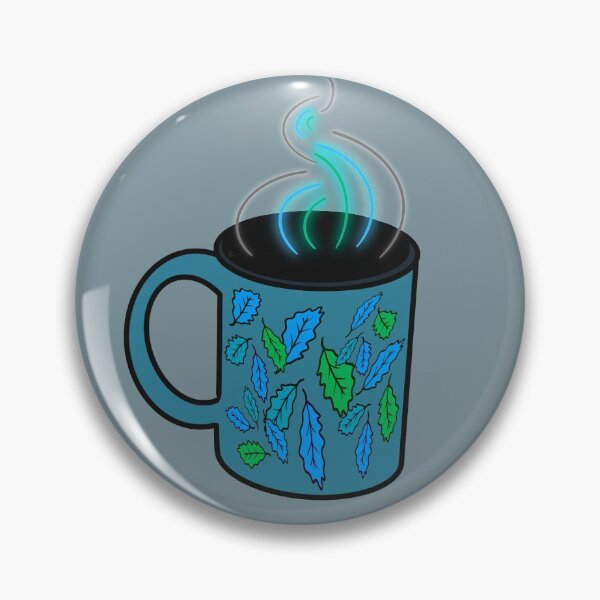 Artikelvorschau, Dekorierte blaue Tasse Kaffee entworfen und verkauft von BV-creas.