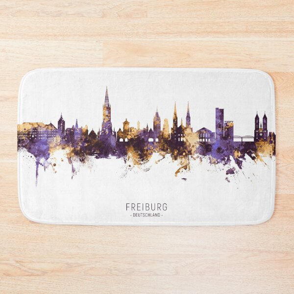 Item preview, Freiburg Germany Skyline designed and sold by ArtPrints.
