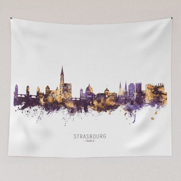 Item preview, Strasbourg France Skyline designed and sold by ArtPrints.
