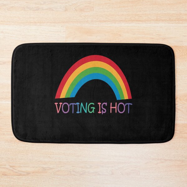 Item preview, Rainbow Voting Is Hot designed and sold by Custom Crest.